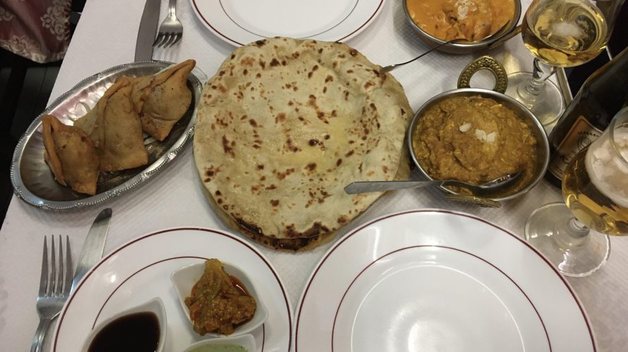 たくさんのインド料理